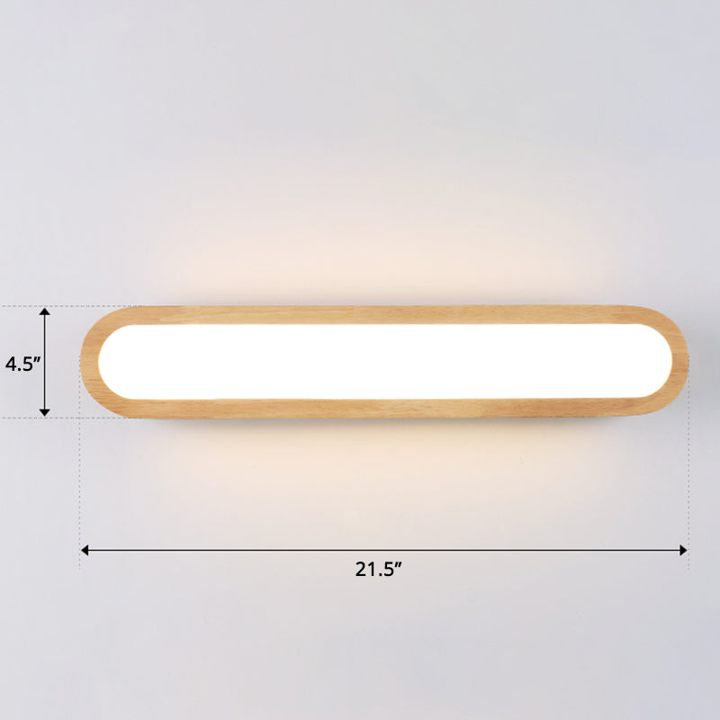 Sfonde a parete a filo oblungo semplicità LED LED Montata a parete con diffusore acrilico per corridoio