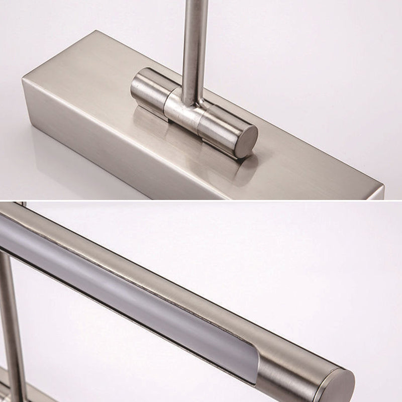 Tube LED Picture Light Minimalist Metal Bathroom Vanity Sconce Light with Swing Arm