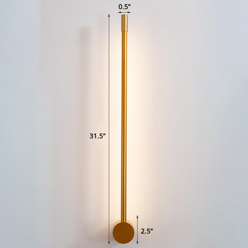 Escaleras de barra delgada lámpara de apliques de aluminio accesorio de iluminación montado en la pared LED minimalista