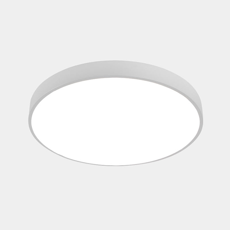 Éclairage de plafond nordique en métal d'appareil d'éclairage affleurant du couloir rond LED avec le diffuseur acrylique