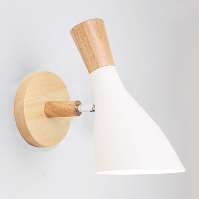 Small Rotating Reading Wall Light Nordic Metal 1 Head Living Room Wall Lamp Fixture