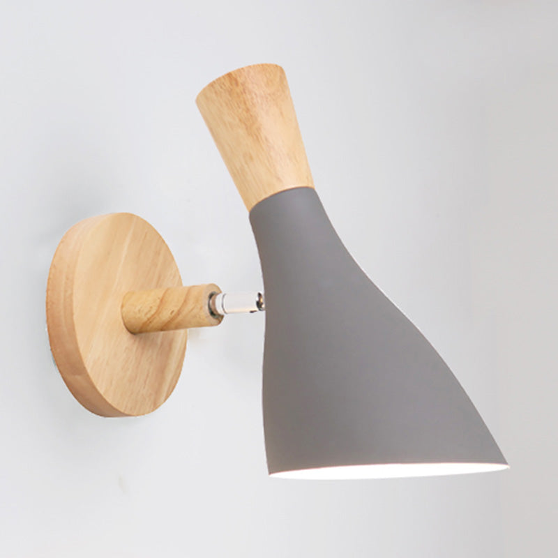 Small Rotating Reading Wall Light Nordic Metal 1 Head Living Room Wall Lamp Fixture