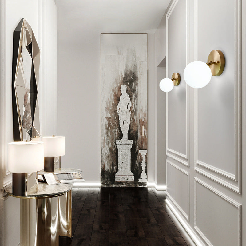 Kleine corridor Roteerbare wand SCONCE GLAS