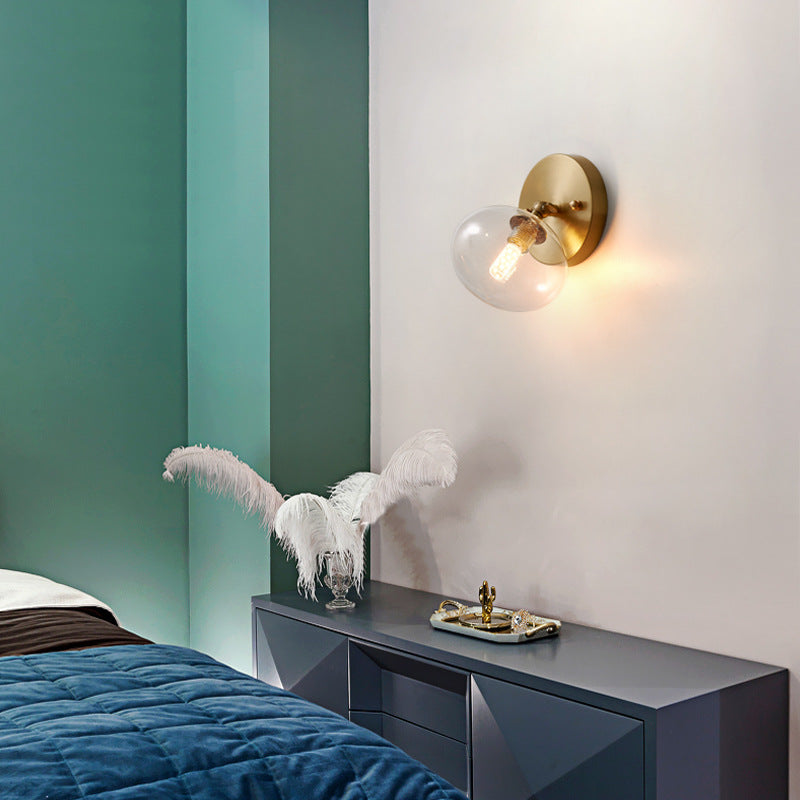 Kleine corridor Roteerbare wand SCONCE GLAS