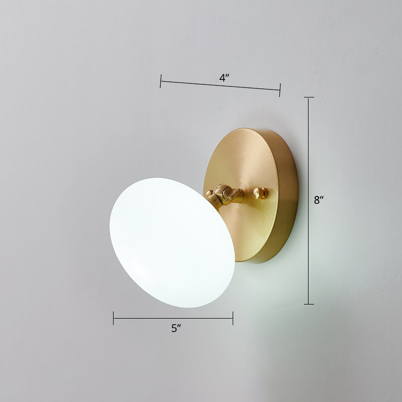 Kleine corridor Roteerbare wand SCONCE GLAS