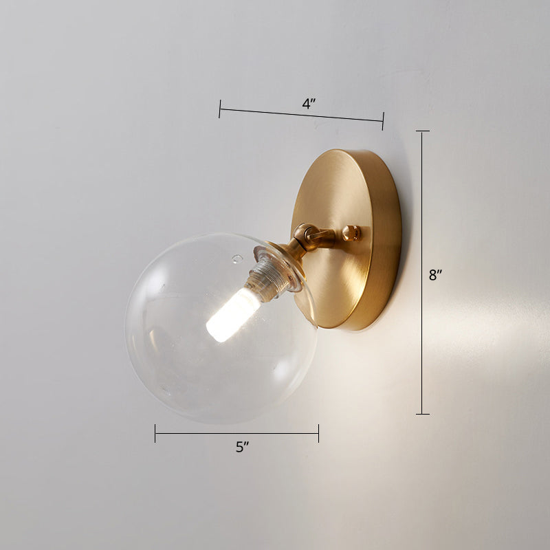 Kleine corridor Roteerbare wand SCONCE GLAS