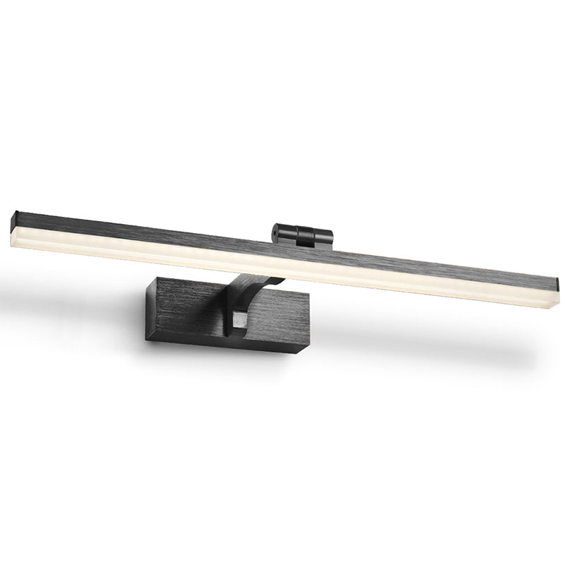 Lampada per pareti di vanità a LED lineare in alluminio Lampada per foto alimentabile minimalista