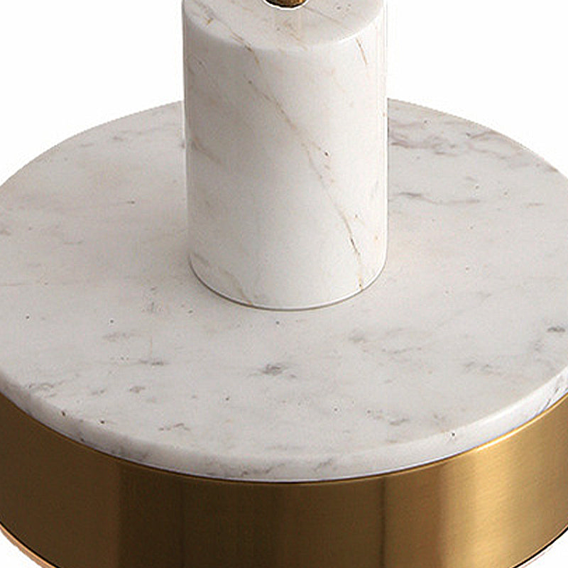 Lámpara colgante de tambor de metal contemporáneo 1 luz de techo colgante de LED negro/blanco/verde oscuro para comedor