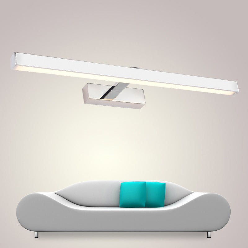 Lampada da parete a forma di biella bianca Minimalista LED ACRILICA LED MONTATA VANITÀ LIGUATA PER BAGNI