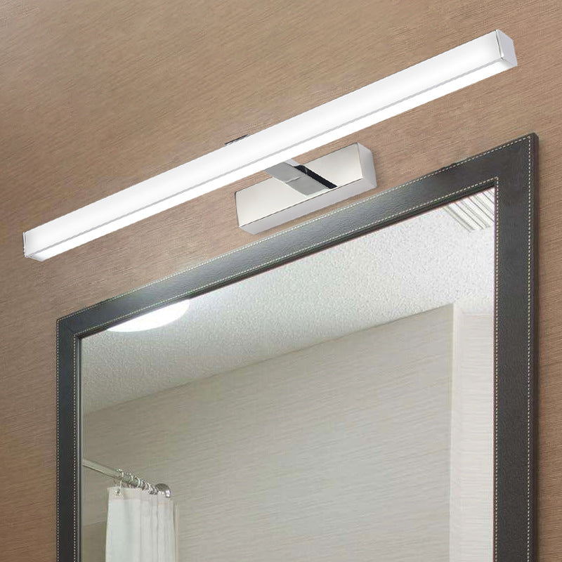 Lampada da parete a forma di biella bianca Minimalista LED ACRILICA LED MONTATA VANITÀ LIGUATA PER BAGNI