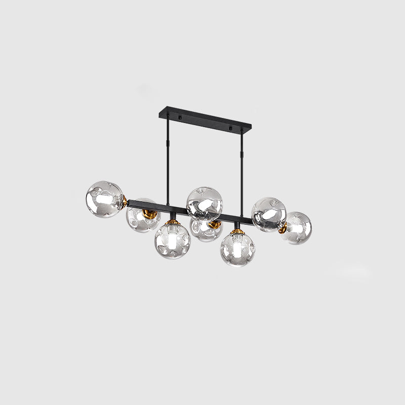 Sfera Sfolla di vetro di vetro di soffietto a mano Light Penderant Lighting for Restaurant