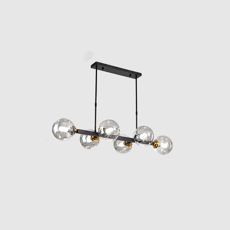 Sfera Sfolla di vetro di vetro di soffietto a mano Light Penderant Lighting for Restaurant