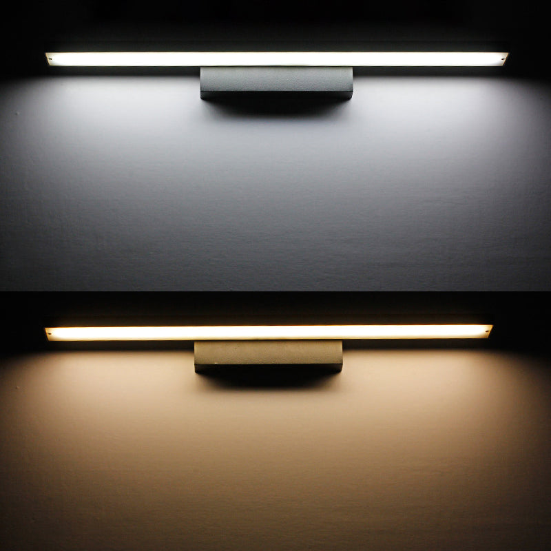 Modern Rectangular LED Wall Light Sconce Aluminum Bathroom Vanity Lighting Ideas
