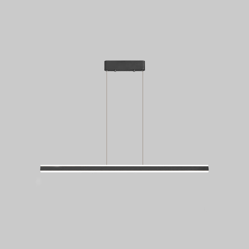 Triangular Pole Shaped Island Light Simple Aluminum LED Hanging Lamp for Restaurant