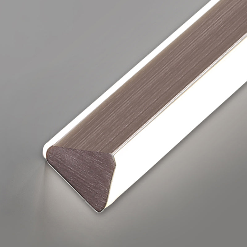 Triangular Pole Shaped Island Light Simple Aluminum LED Hanging Lamp for Restaurant