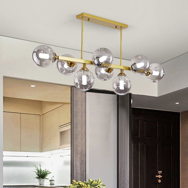 Bubbles Restaurant Island Pendant Light Glass Postmodernism Hanging Light Fixture