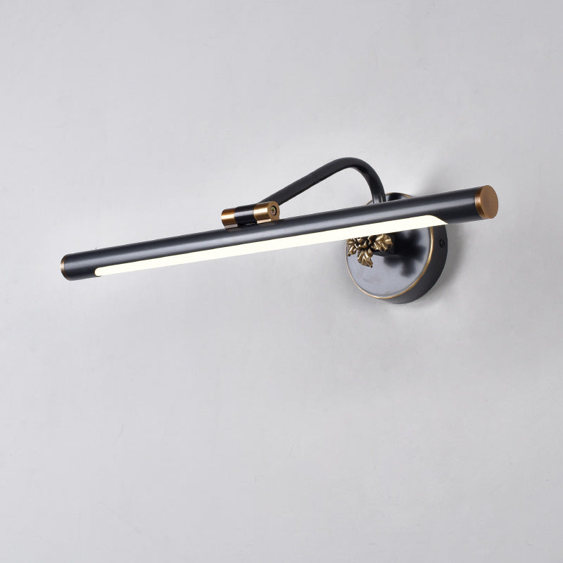 Adjustable Tube Bath Vanity Mirror Light Vintage Metal LED Wall Mount Light Fixture