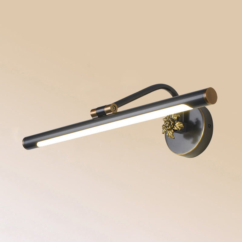 Adjustable Tube Bath Vanity Mirror Light Vintage Metal LED Wall Mount Light Fixture