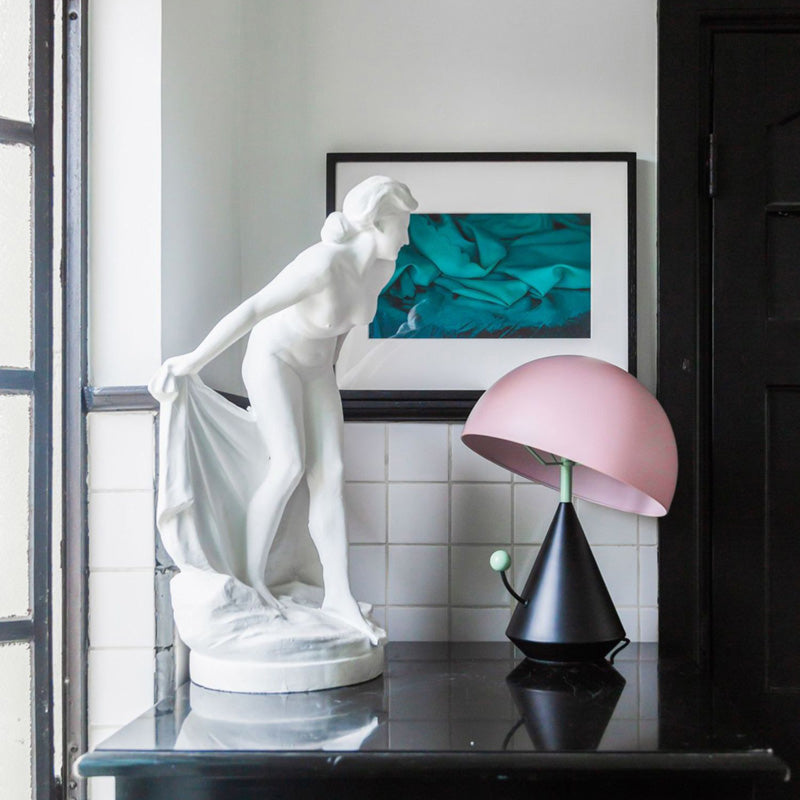 Paddestoeltafel Lamp Designer Style Metalen 1-Bulb Slaapkamer Nachtlicht met aanraakknop