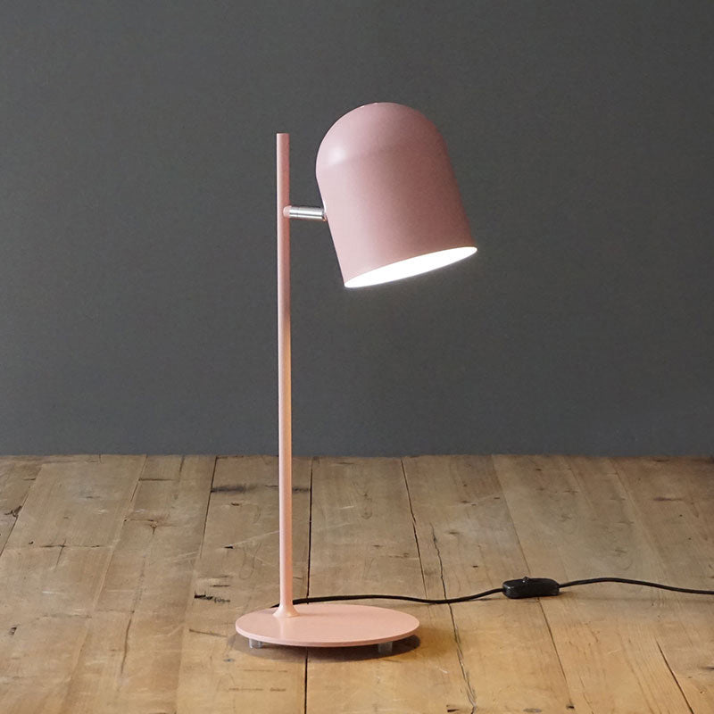 Neuheit Macaron Bell Shade Nachttisch Leuchtmetall 1 Glühbirnen Kinder Schlafzimmer Tischlampe