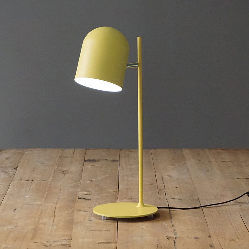 Neuheit Macaron Bell Shade Nachttisch Leuchtmetall 1 Glühbirnen Kinder Schlafzimmer Tischlampe