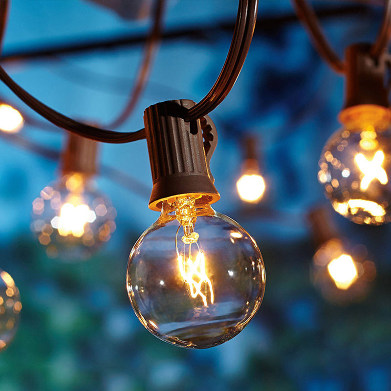 LED Fairy Light LED Fairy Light Courtyard Solar Powered String Lighting in Black