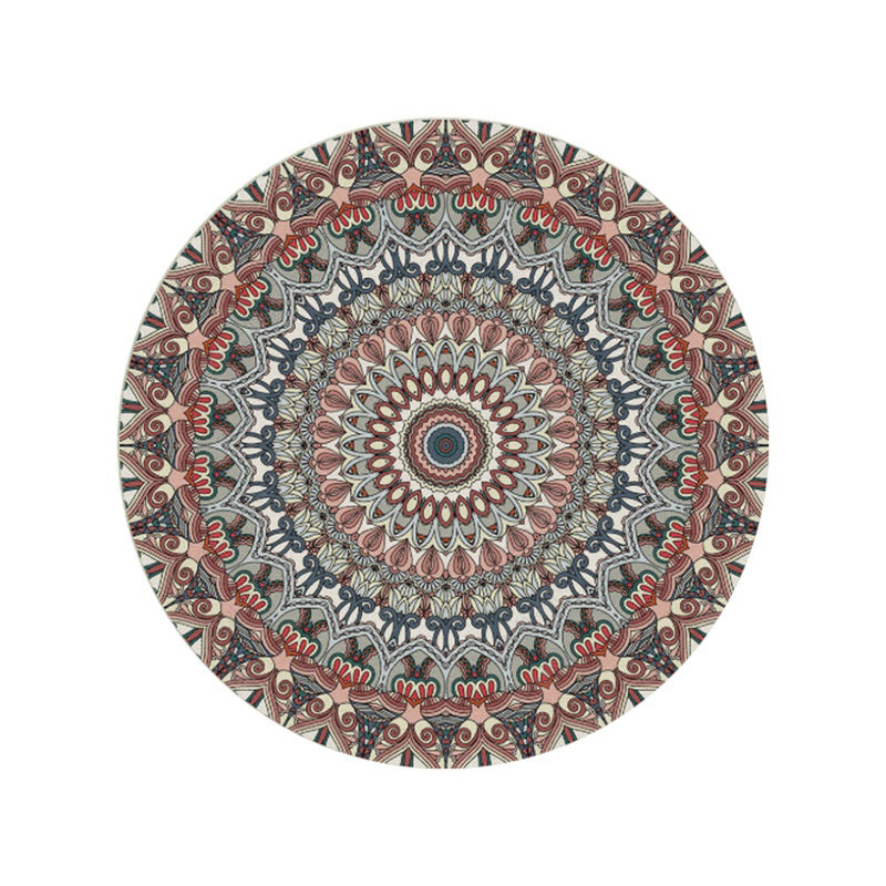 Tapis de décoration marocaine Fleur multi-couleurs Tapis intérieur Indoor Polypropylène Animal Arever la zone de soins faciles