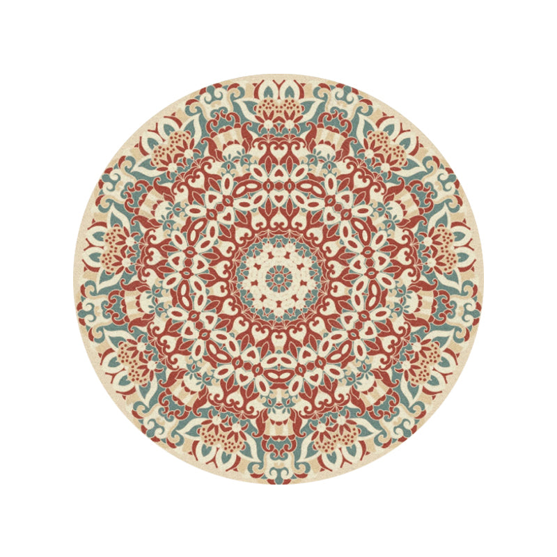 Tapis de décoration marocaine Fleur multi-couleurs Tapis intérieur Indoor Polypropylène Animal Arever la zone de soins faciles
