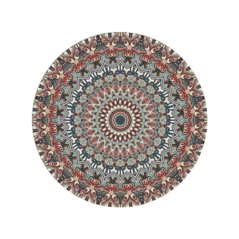 Tapis de décoration marocaine Fleur multi-couleurs Tapis intérieur Indoor Polypropylène Animal Arever la zone de soins faciles