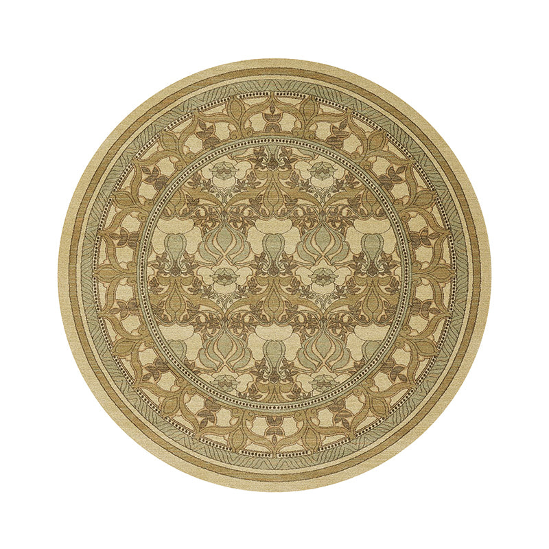 Vintage-Teppich mit geometrischem Druck, mehrfarbiger Polyster-Teppich, rutschfeste Unterseite, haustierfreundlich, pflegeleichter Innenteppich für den Innenbereich