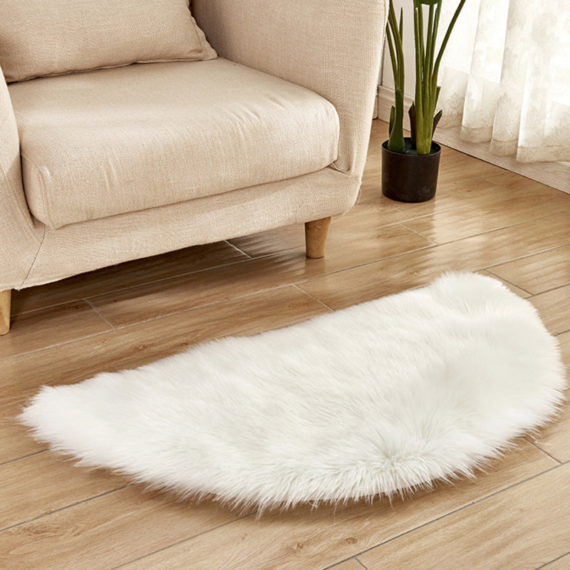 Multi-Color Novelty Rug Fuzzy Solid Color Indoor Rug Pet Friendly Washable Easy Care Area Carpet for Living Room