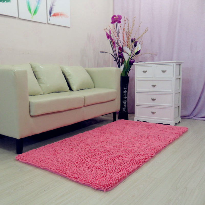 Tappeto casual multicolore in cotone miscela area di colore solido tappeto non slip per animali domestici tappeti per la lavabile per camera da letto