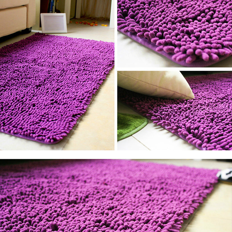 Tappeto casual multicolore in cotone miscela area di colore solido tappeto non slip per animali domestici tappeti per la lavabile per camera da letto