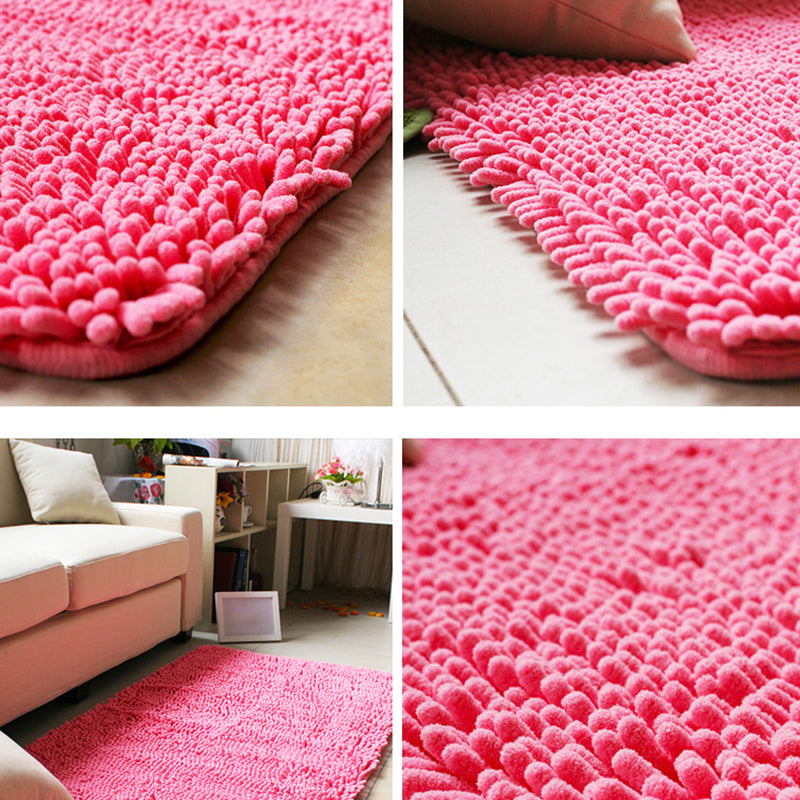 Tappeto casual multicolore in cotone miscela area di colore solido tappeto non slip per animali domestici tappeti per la lavabile per camera da letto