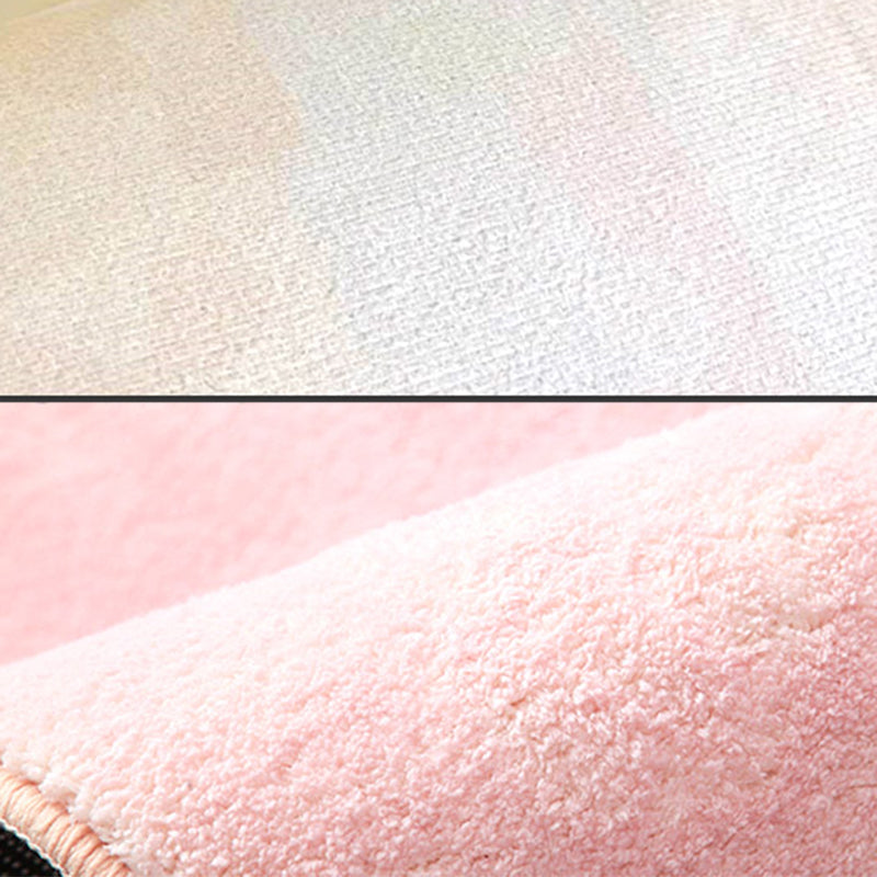 Contemporary Living Room Rug Multicolored Plaid Pattern Indoor Rug Polyster Anti-Slip Backing Stain-Resistant Area Carpet