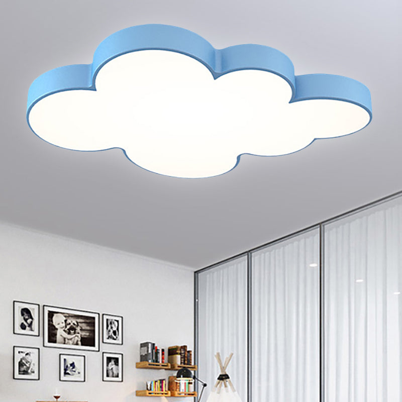 Acrylic Cloud Ceiling Flush Mount Modern Flush Mount Ceiling Light for Classroom Kid Bedroom
