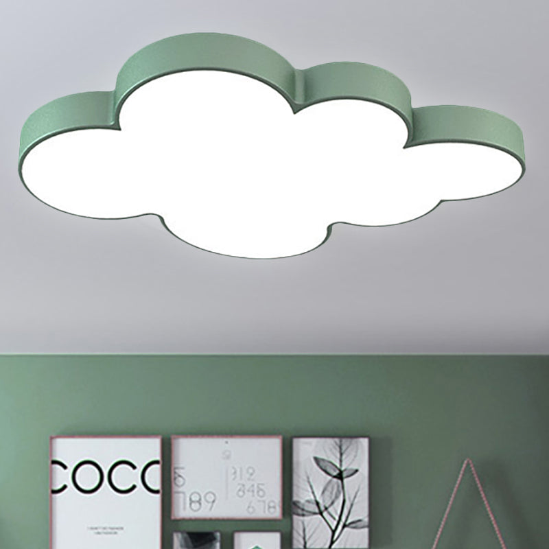 Plafonnier en forme de nuage en acrylique, plafonnier moderne à montage encastré pour salle de classe, chambre d'enfant