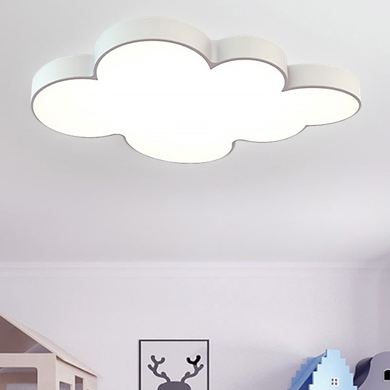 Acrylic Cloud Ceiling Flush Mount Modern Flush Mount Ceiling Light for Classroom Kid Bedroom