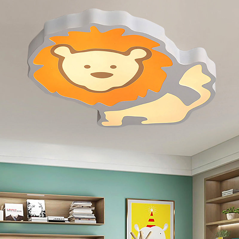 Kleuterschool Dierenplafondlamp Acryl Cartoon Inbouwplafondlamp