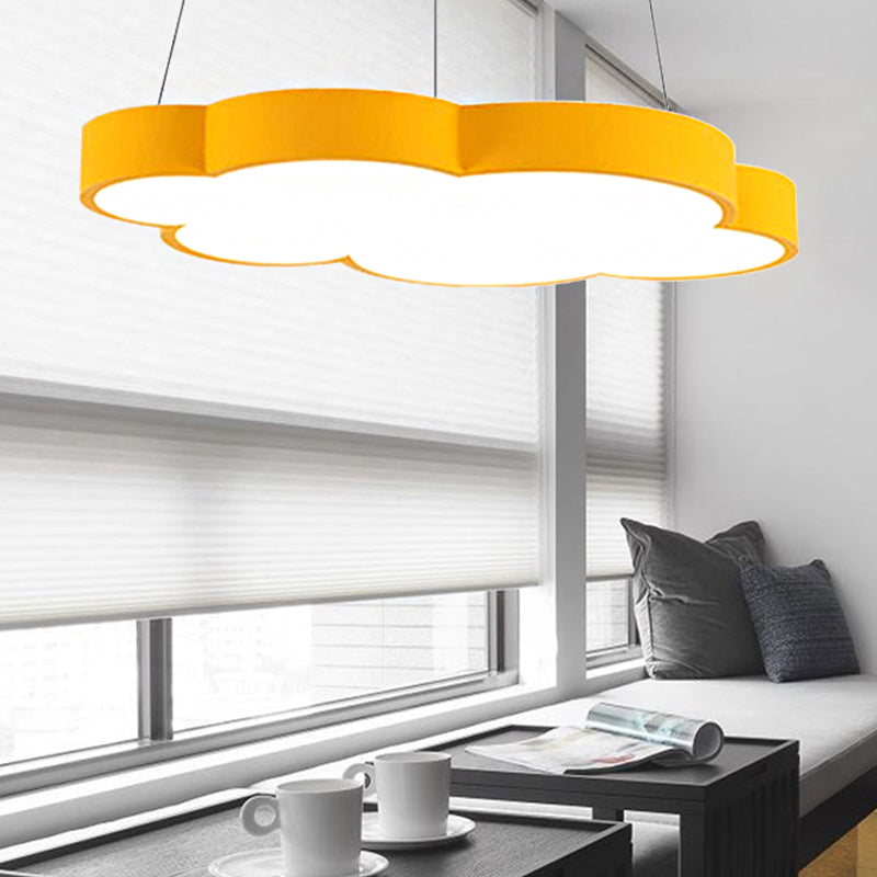 Floating Cloud Hanging Light Nordic Style Acrylic Pendant Light for Dining Room