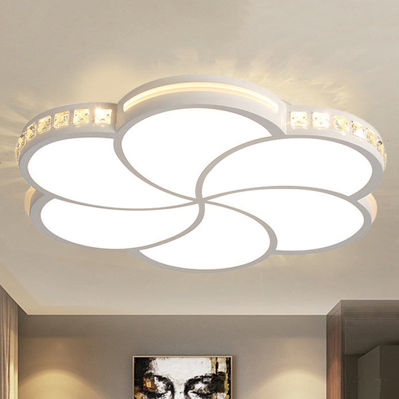 Living Room Blossom Flush Monte Massimale Fissaggio Acrilico Art Deco Massimale Luce Fissaggio