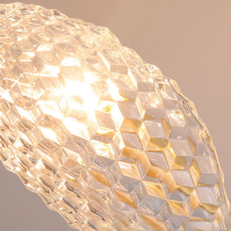 Lampada a parete ombra smussata Modern Crystal 1 Light Brass Wall Sconce Light per il corridoio