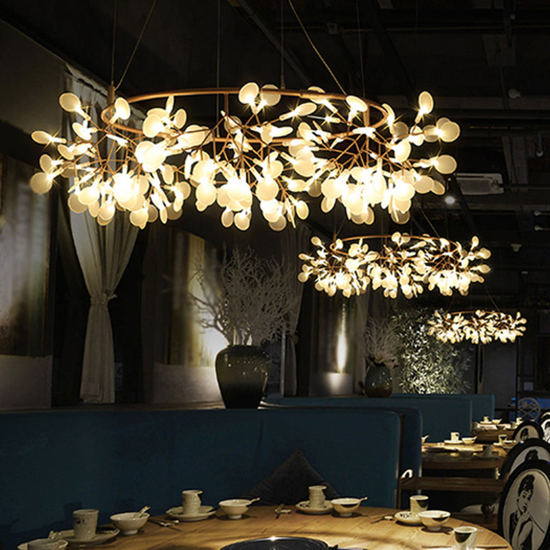 Firefly Island Ceiling Light Ultra-modern Metal Suspension Lighting for Restaurant