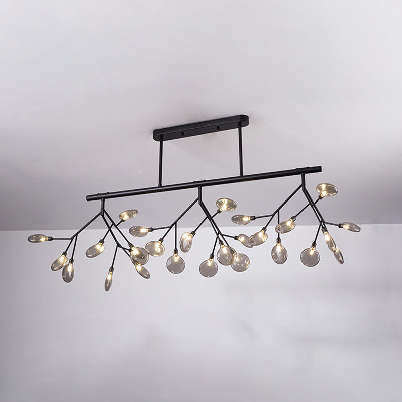 27 Lights Firefly Island Pendant Modern Acrylic Ceiling Lights for Dining Room