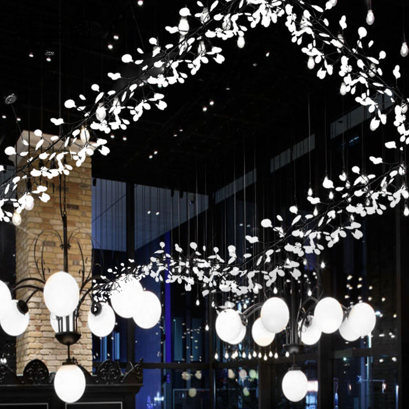 Linear Firefly Island Pendant Lighting Ultra-modern Acrylic Billiard Light for Living Room