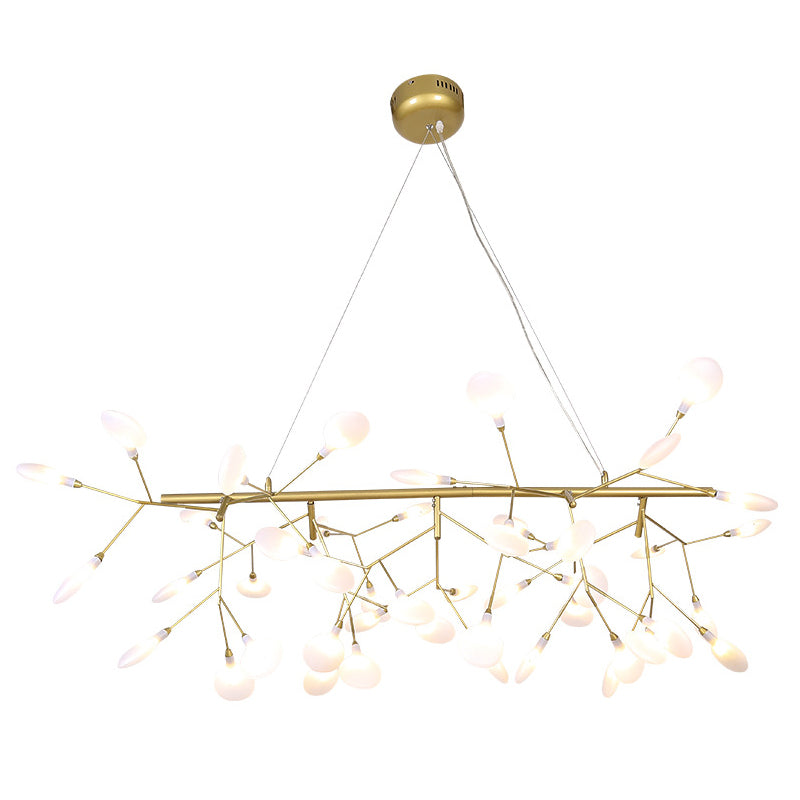 Linear Firefly Island Pendant Lighting Ultra-modern Acrylic Billiard Light for Living Room
