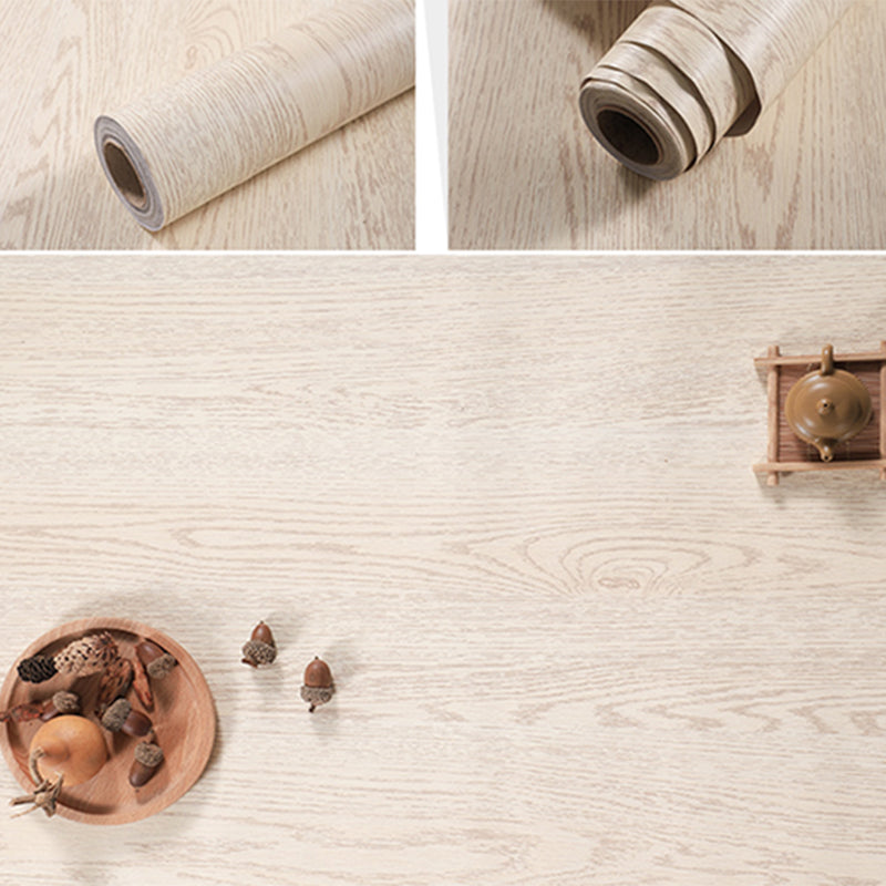 Self Sticking Repurposed Wood Wallpaper Roll Industrial Vinyl Wall Decor, 16.5' L x 23.5" W