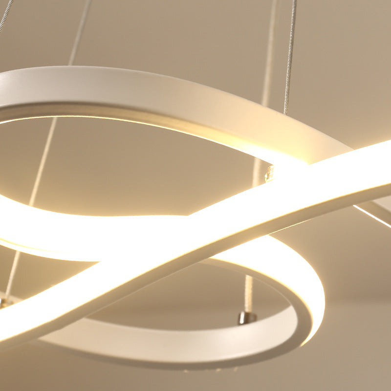 Nota musicale contemporanea lampadario Light Metal Suspension Light for Restaurant