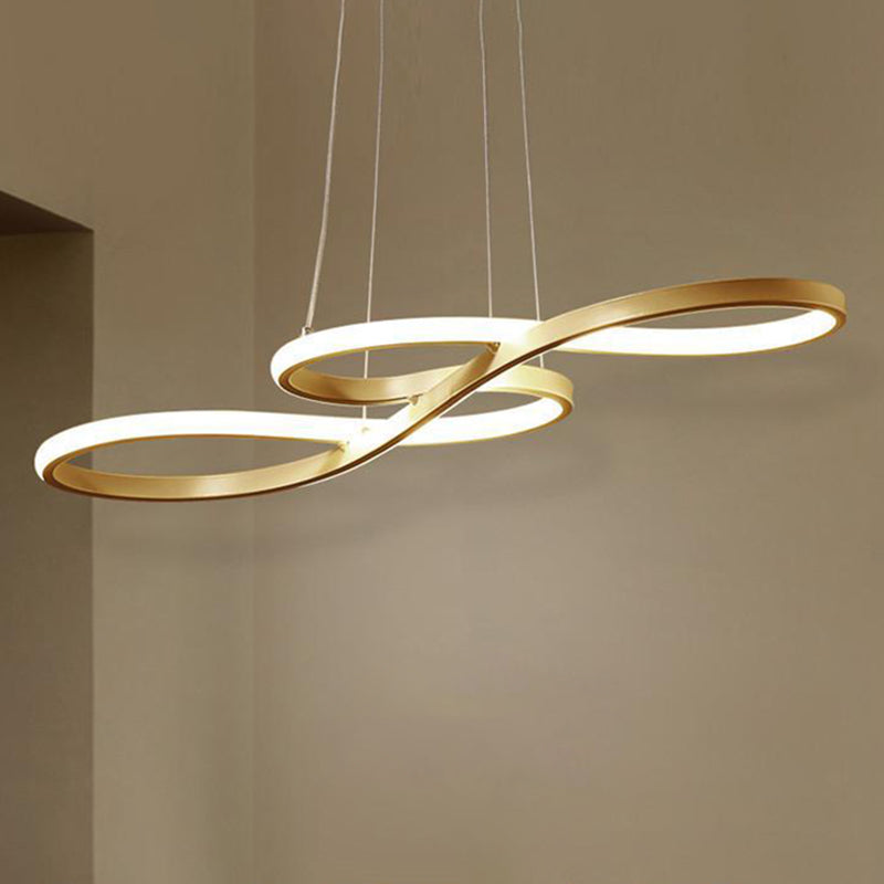 Nota musicale contemporanea lampadario Light Metal Suspension Light for Restaurant
