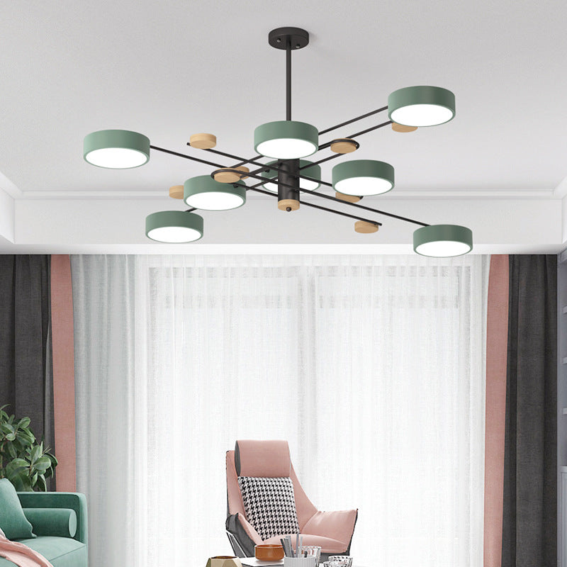 Modern Layered Branching Chandelier Pendant Light Metallic Suspension Pendant Light for Living Room